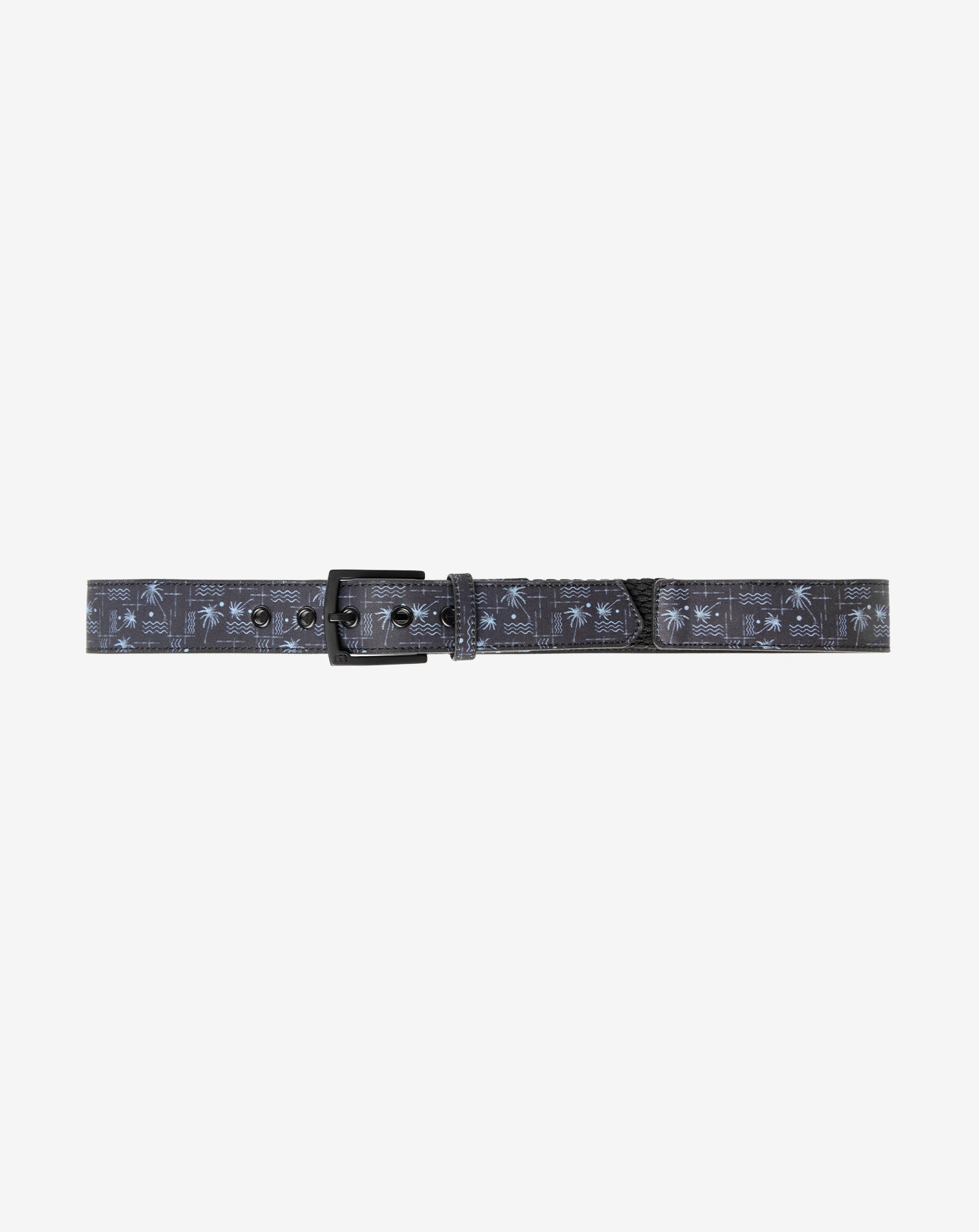 Black Travis Mathew Palmwood Canvas Stretch Belt