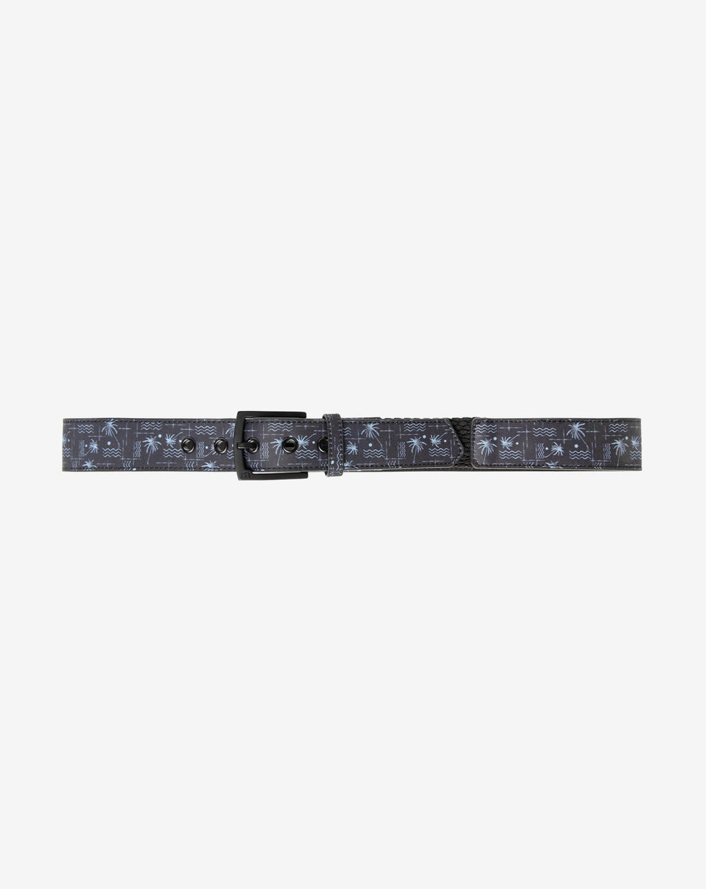 Black Travis Mathew Palmwood Canvas Stretch Belt