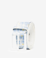 White Travis Mathew Coconut Mojito Canvas Stretch Belt