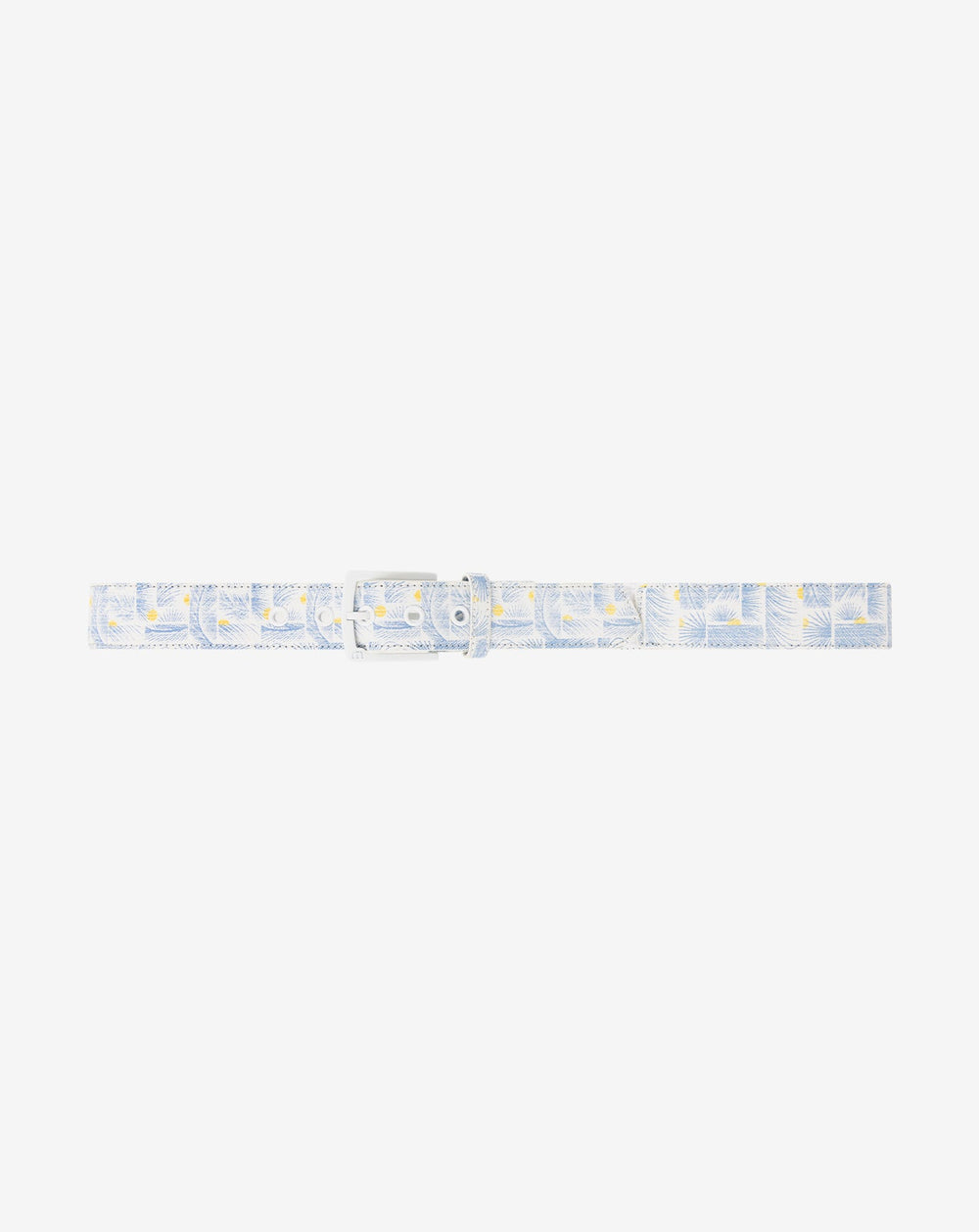 White Travis Mathew Coconut Mojito Canvas Stretch Belt