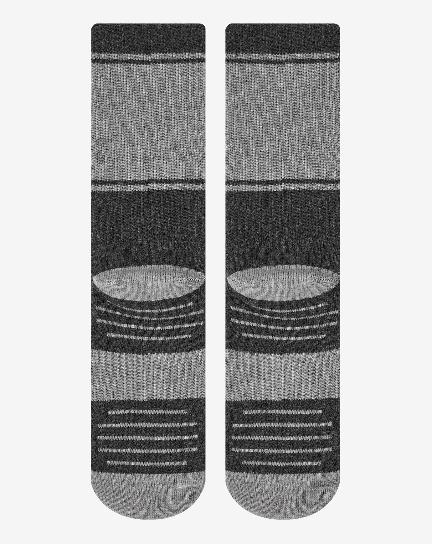 Heather Grey Pinstripe Travis Mathew Baja 2.0 Crew Sock