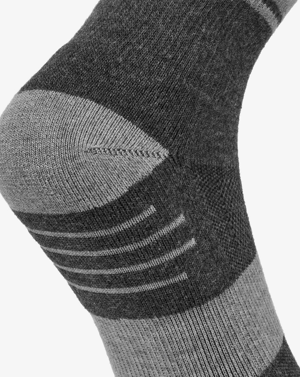 Heather Grey Pinstripe Travis Mathew Baja 2.0 Crew Sock