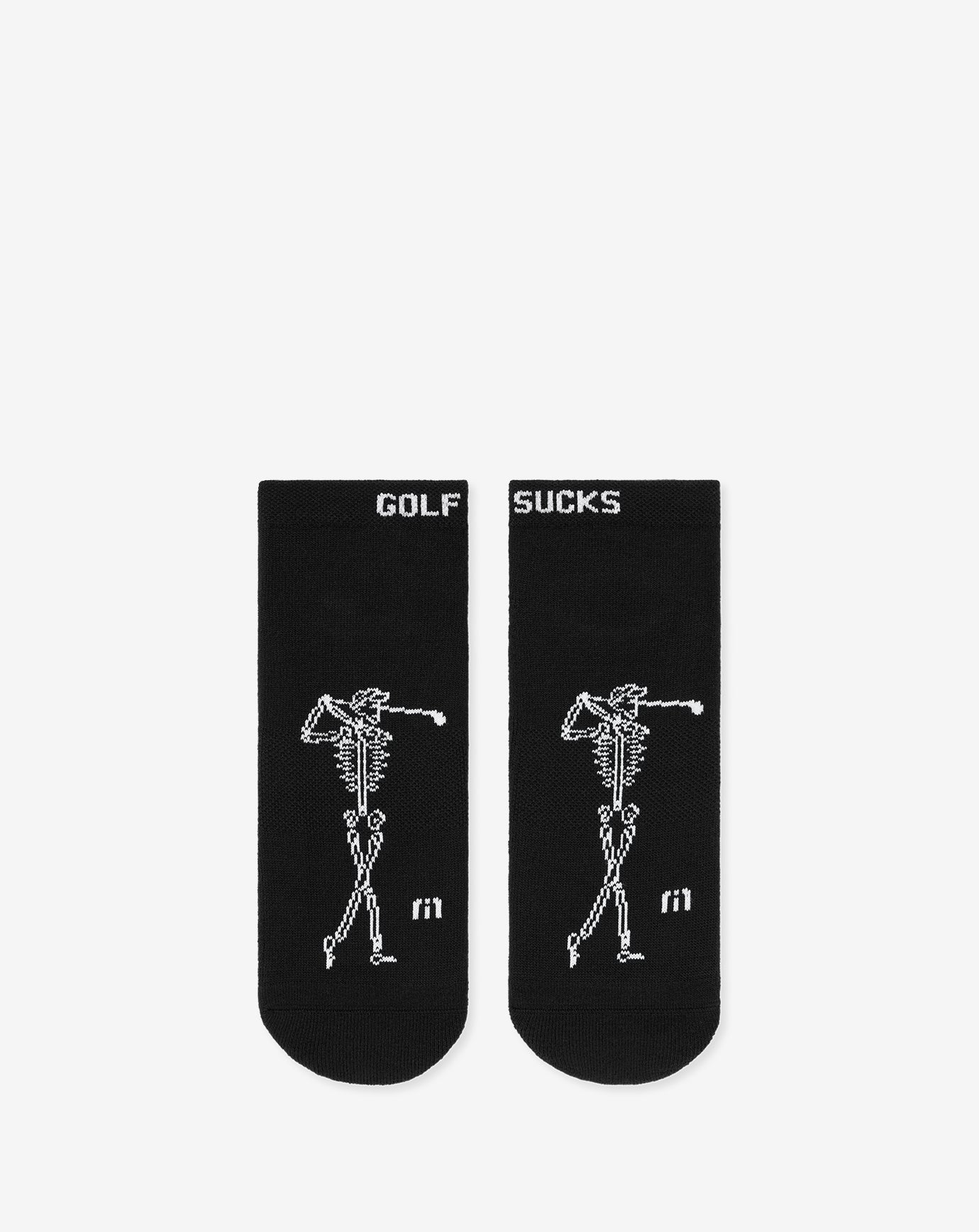 Black Travis Mathew Golf Sucks Ankle Sock