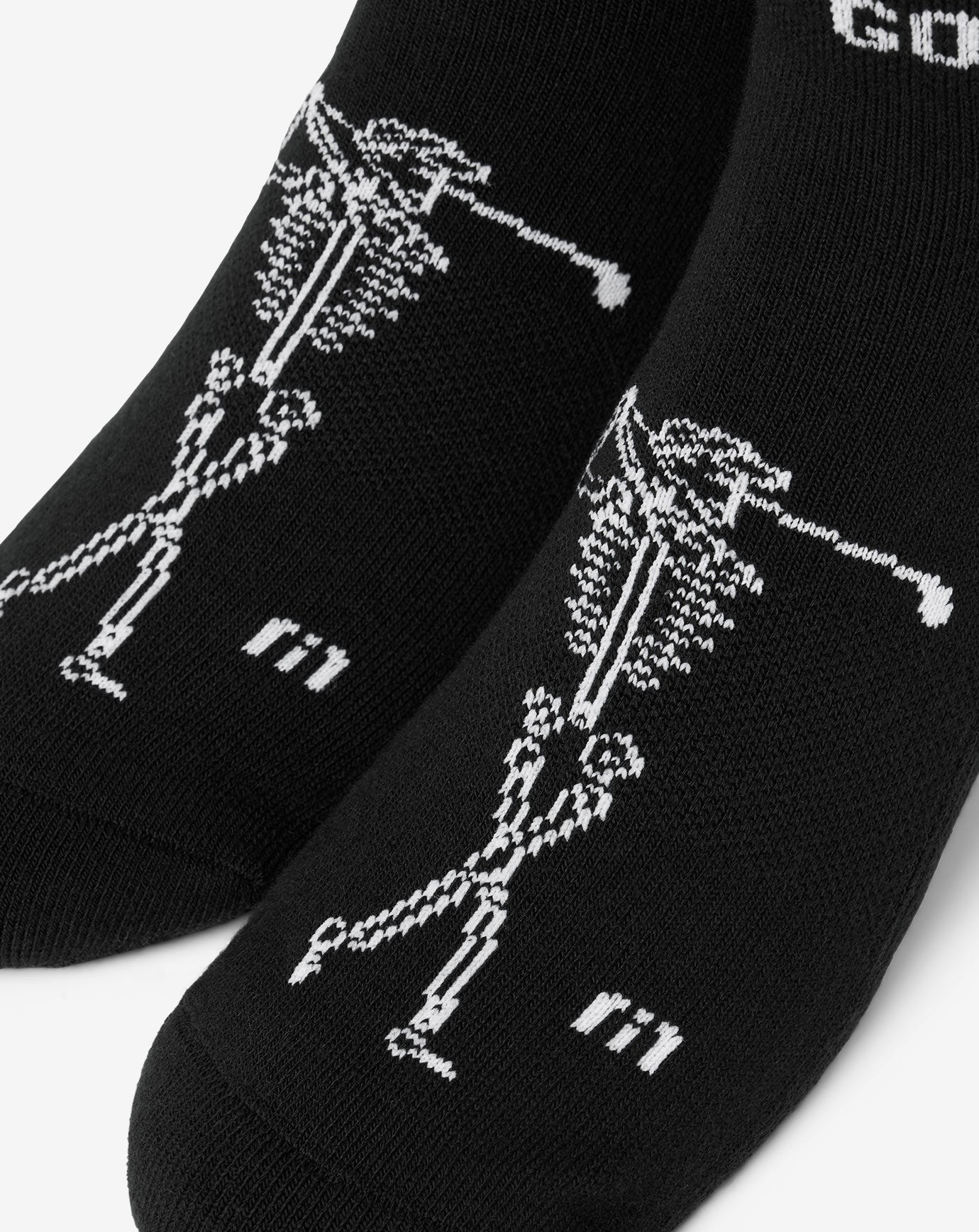 Black Travis Mathew Golf Sucks Ankle Sock