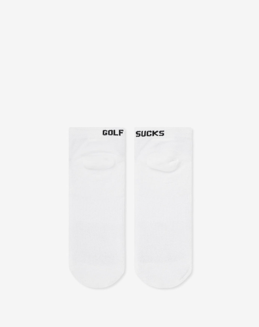 White Travis Mathew Golf Sucks Ankle Sock