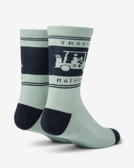 Jadeite Travis Mathew Mapes Crew Sock