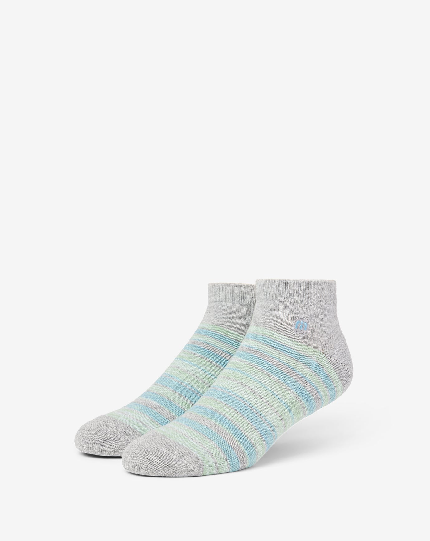 Heather Light Grey Travis Mathew River Picnic Ankle Sock