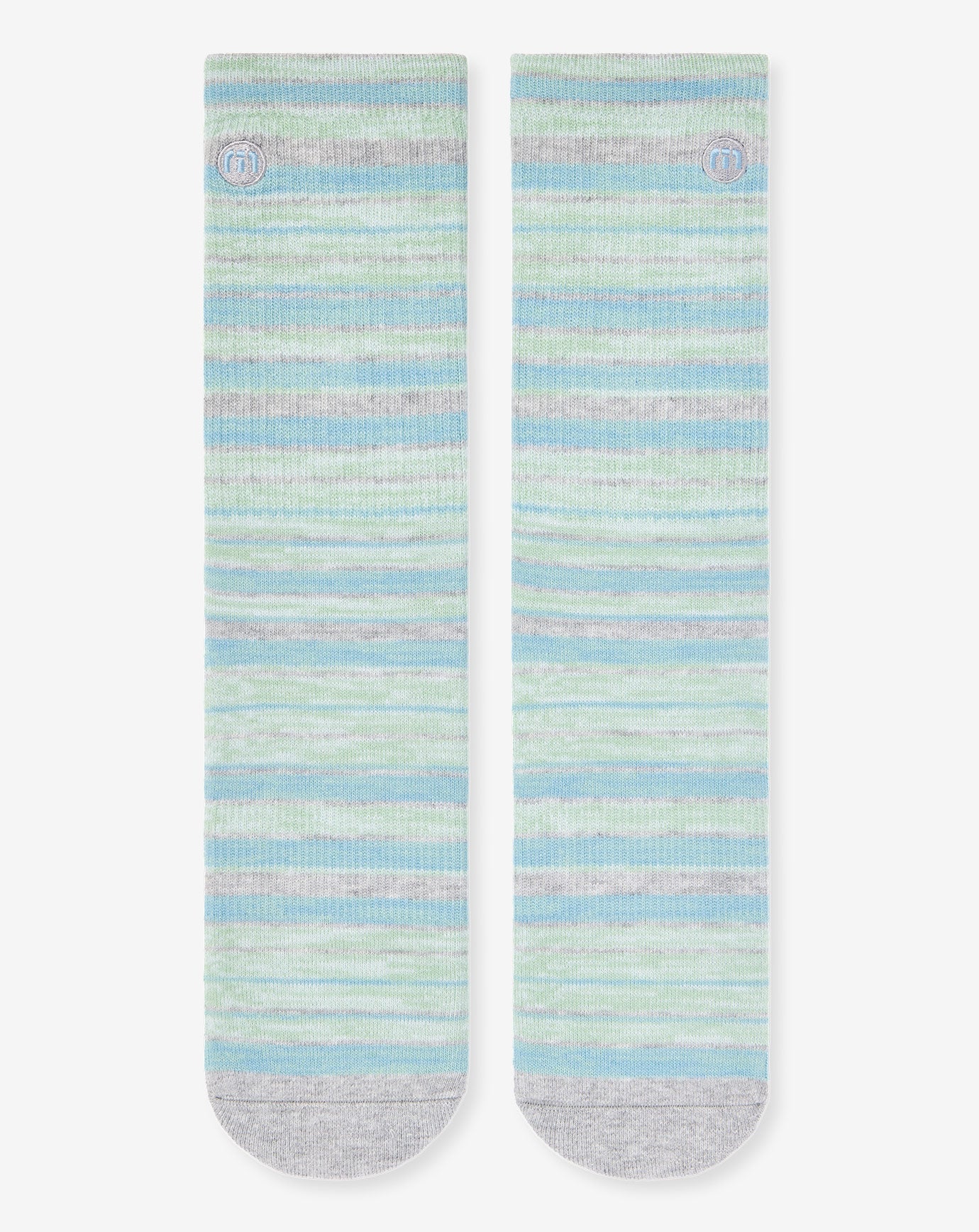 Heather Light Grey Travis Mathew River Picnic Crew Sock