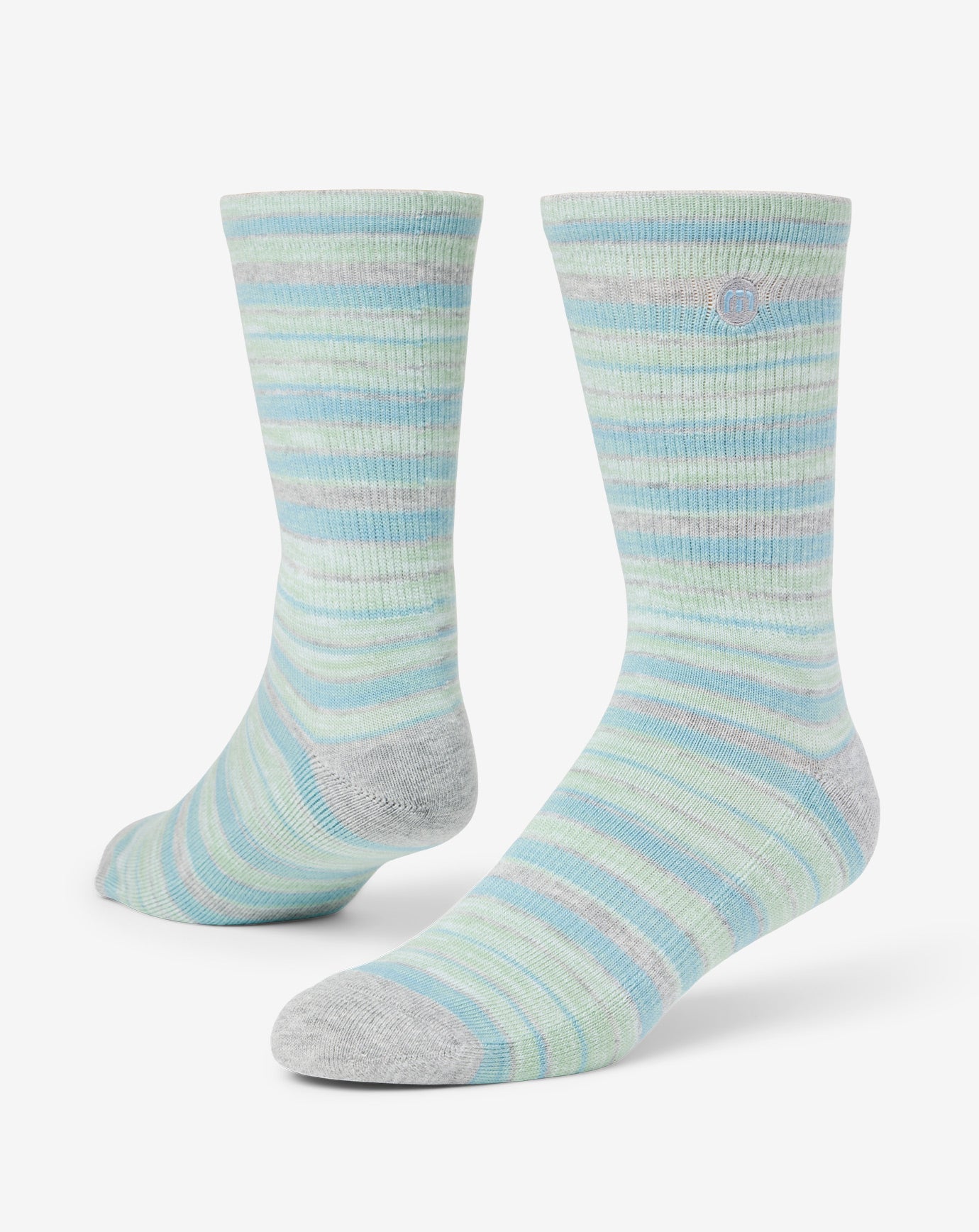 Heather Light Grey Travis Mathew River Picnic Crew Sock