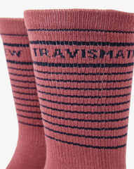 Rose Wine Travis Mathew Overall Mood Crew Sock