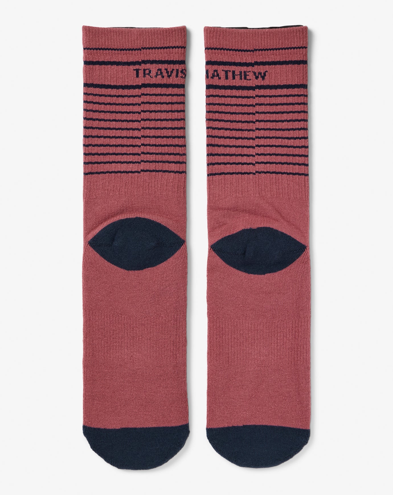 Rose Wine Travis Mathew Overall Mood Crew Sock