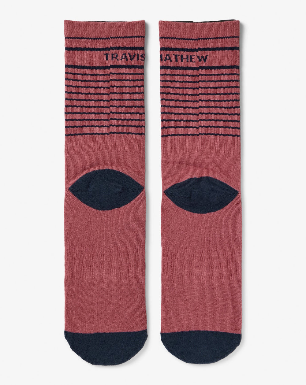 Rose Wine Travis Mathew Overall Mood Crew Sock