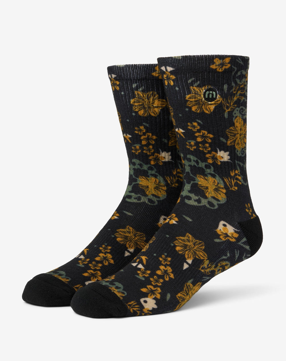 Black Travis Mathew Tapas Bar Crew Sock