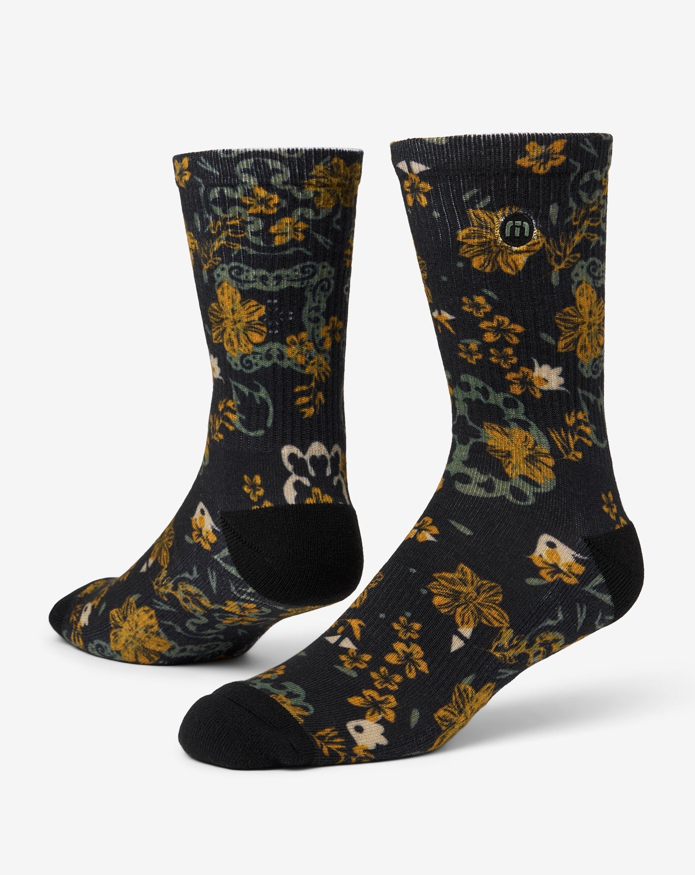 Black Travis Mathew Tapas Bar Crew Sock