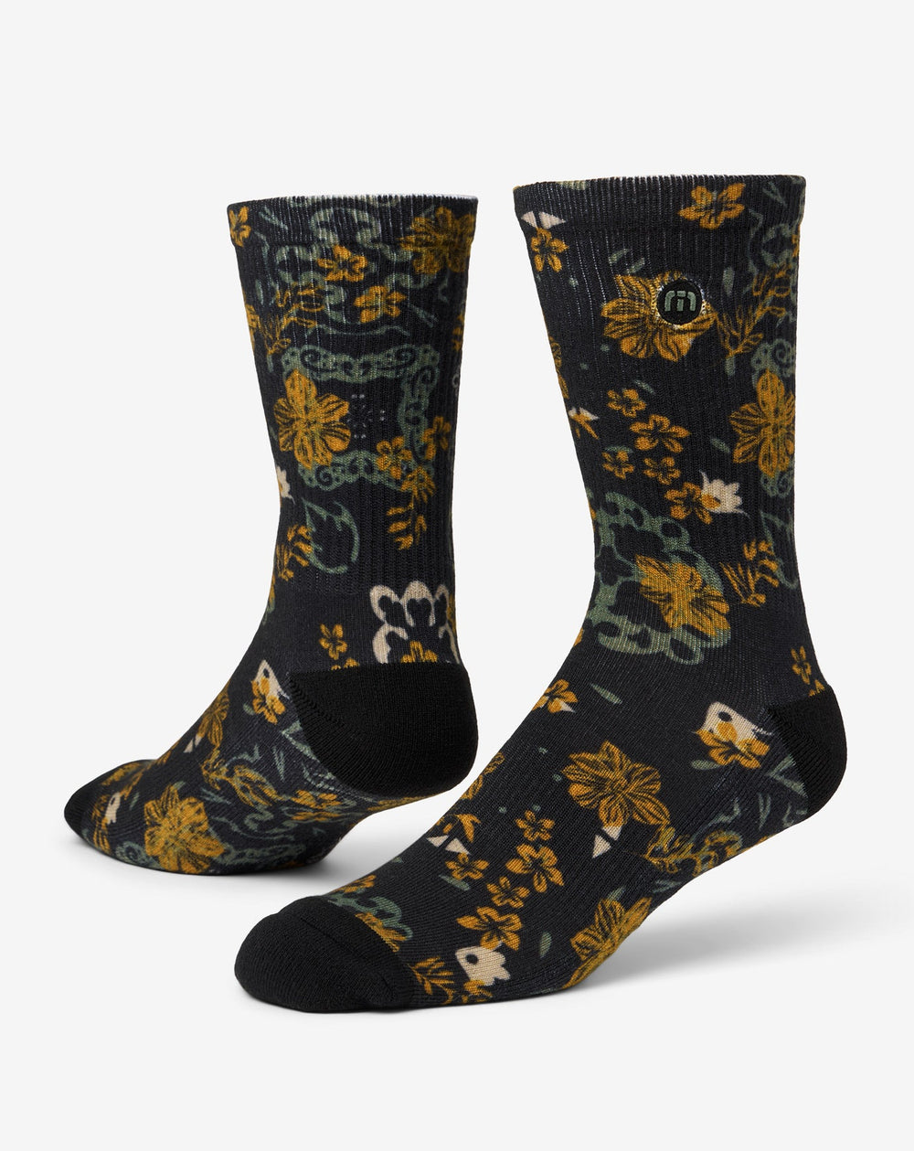 Black Travis Mathew Tapas Bar Crew Sock