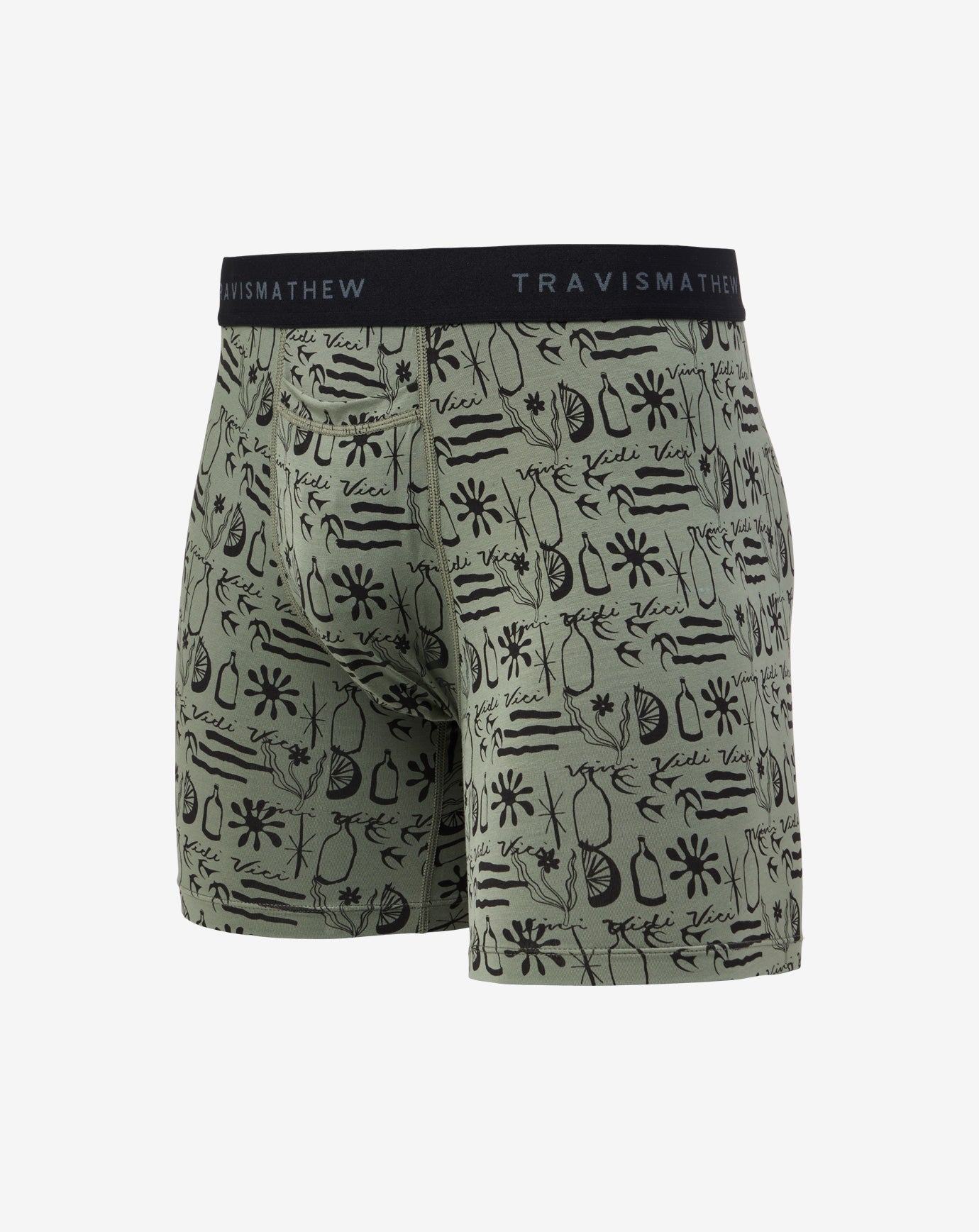 Dark Olive Travis Mathew Cabana Boxer