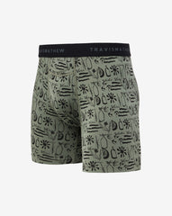 Dark Olive Travis Mathew Cabana Boxer