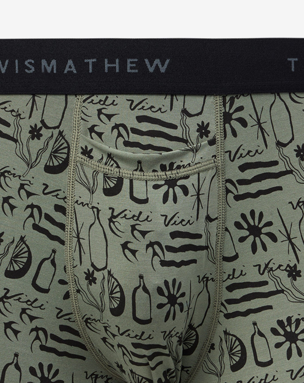 Dark Olive Travis Mathew Cabana Boxer