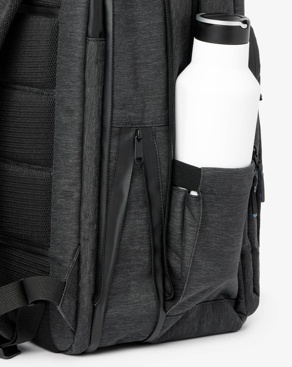 Black Travis Mathew Expandable Backpack 2.0