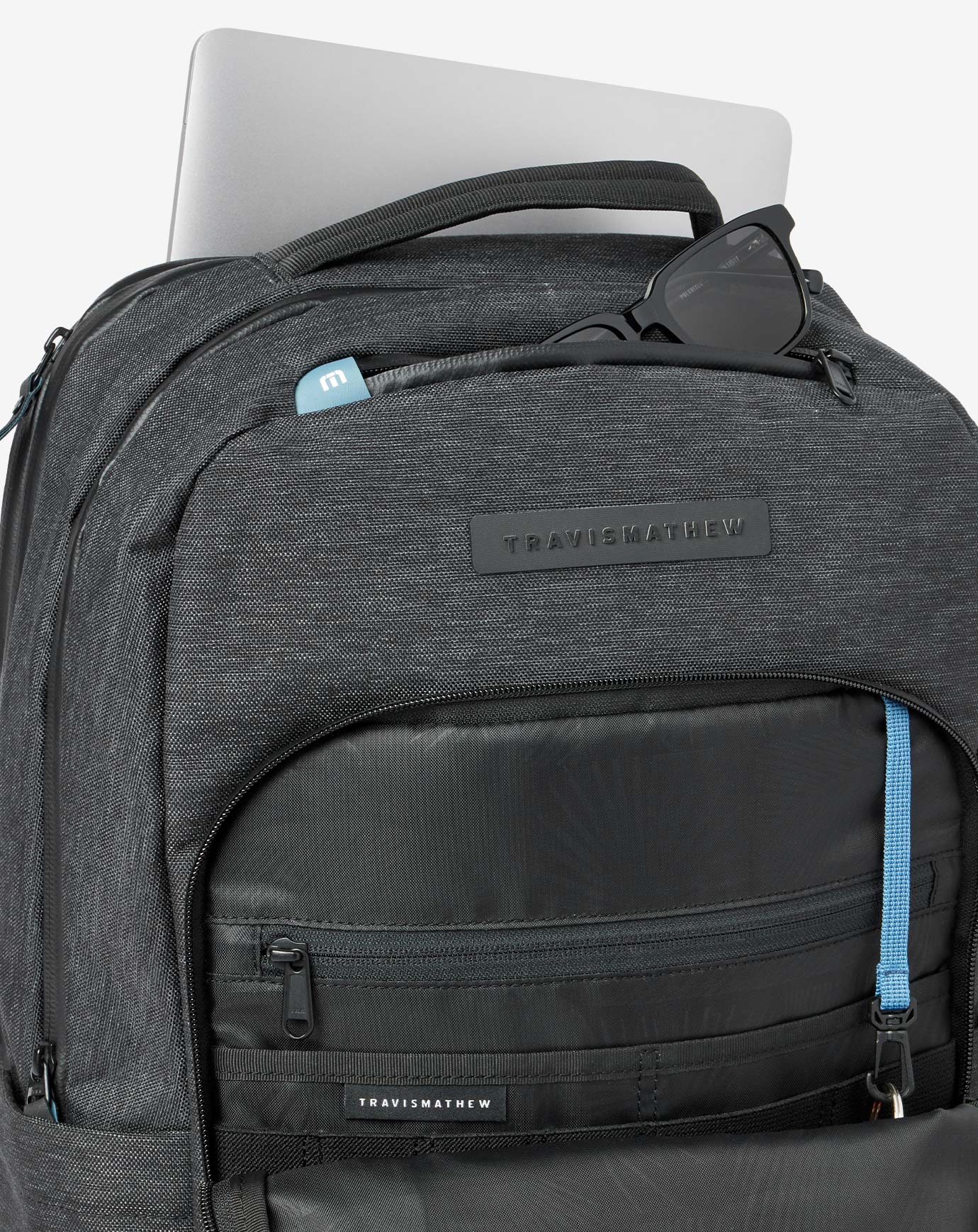 Black Travis Mathew Expandable Backpack 2.0
