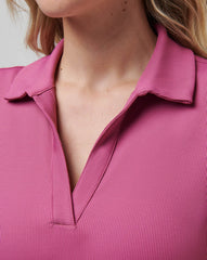 Red Violet Travis Mathew Moveknit Vneck Polo
