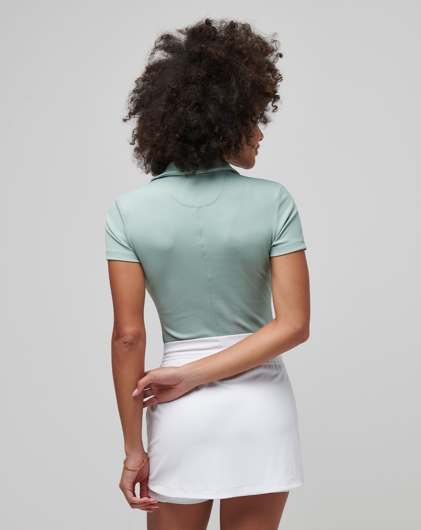 Jade Travis Mathew Moveknit Vneck Polo