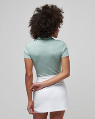 Jade Travis Mathew Moveknit Vneck Polo