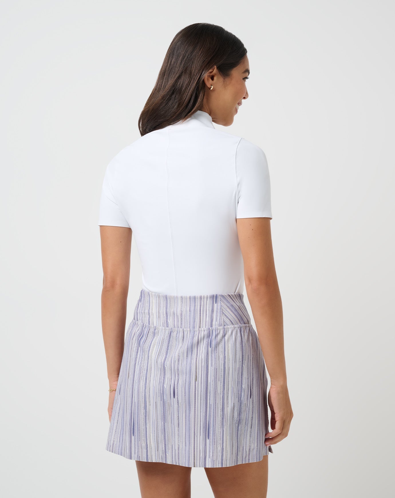 White Travis Mathew Sunfire Zip Polo