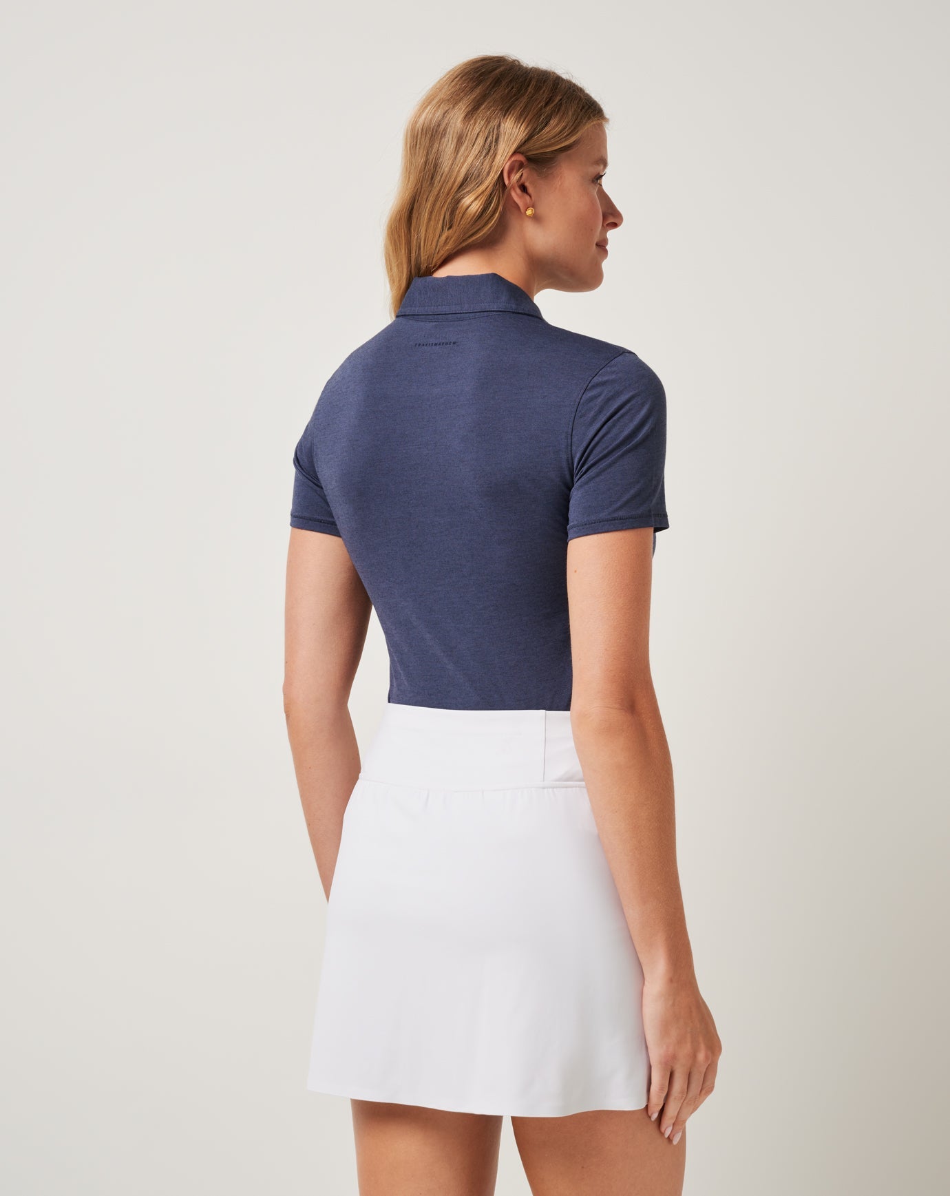 Heather Navy Blazer Travis Mathew Featherweight Active Polo