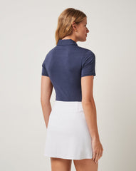 Heather Navy Blazer Travis Mathew Featherweight Active Polo