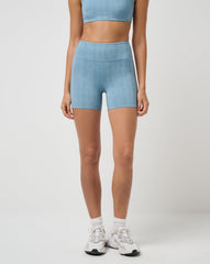 Smoke Blue Multi Travis Mathew Moveknit Bonded Short