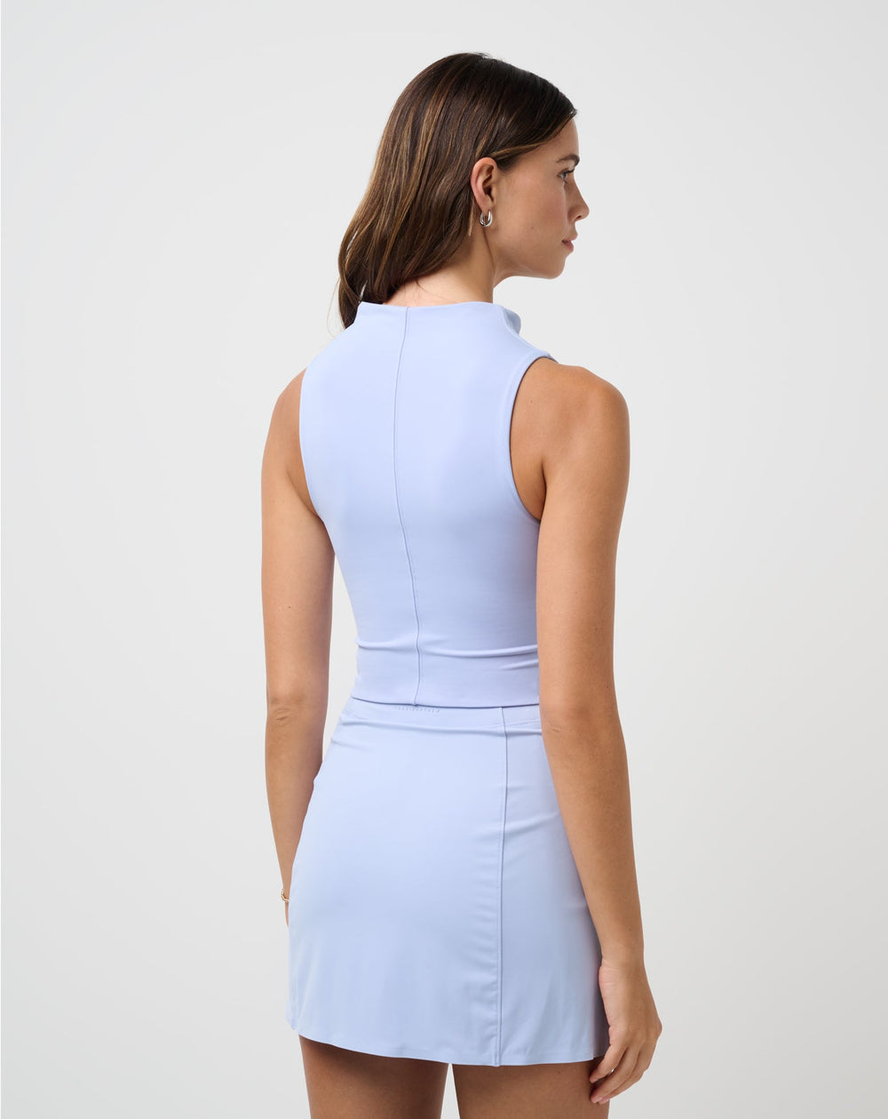 Brunnera Blue Travis Mathew Sunfire Zip Tank
