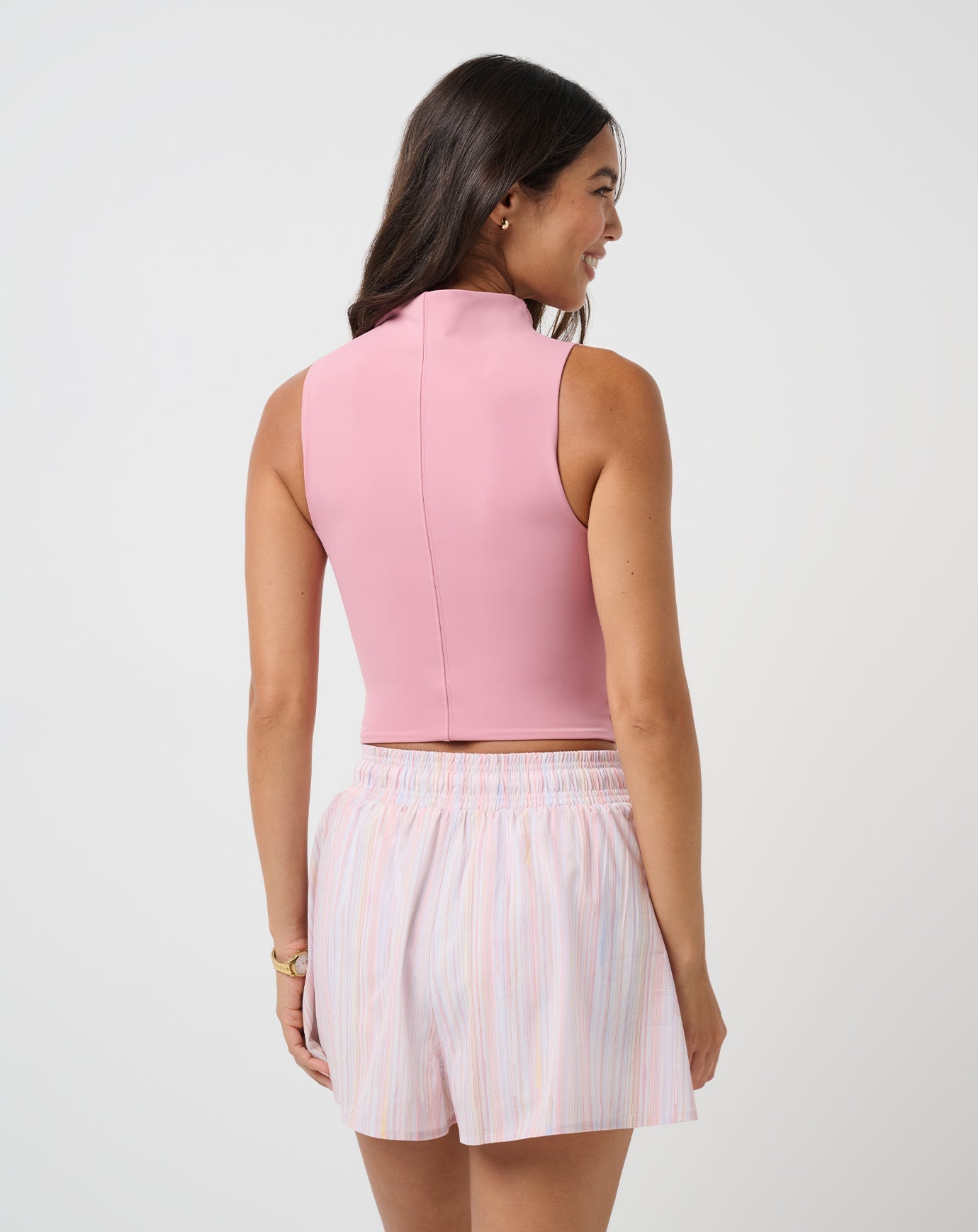 Foxglove Travis Mathew Sunfire Zip Tank