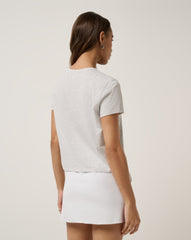 Heather Light Grey Travis Mathew Ten For Ten Graphic Tee