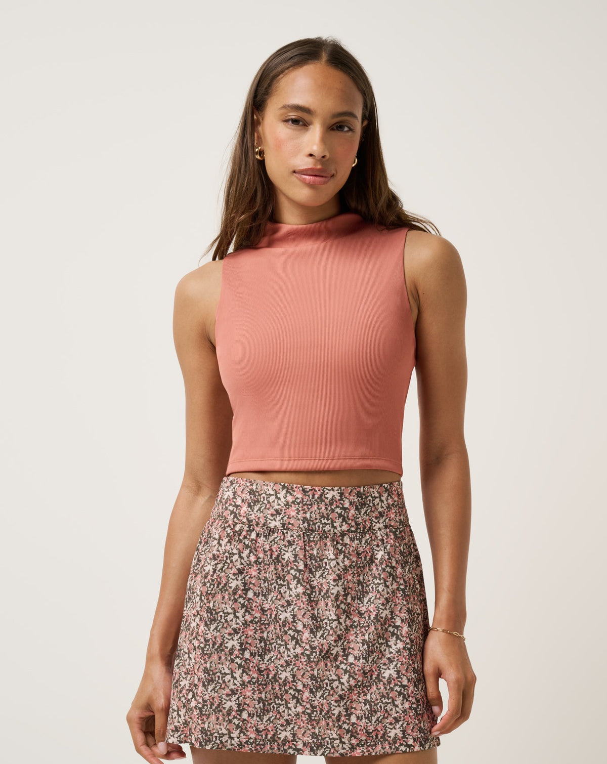 Brick Dust Travis Mathew Limitless Moveknit Sleeveless Top