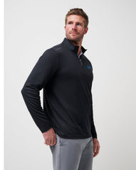 Black Travis Mathew Los Angeles Dodgers Time To Tailgate Quarter Zip
