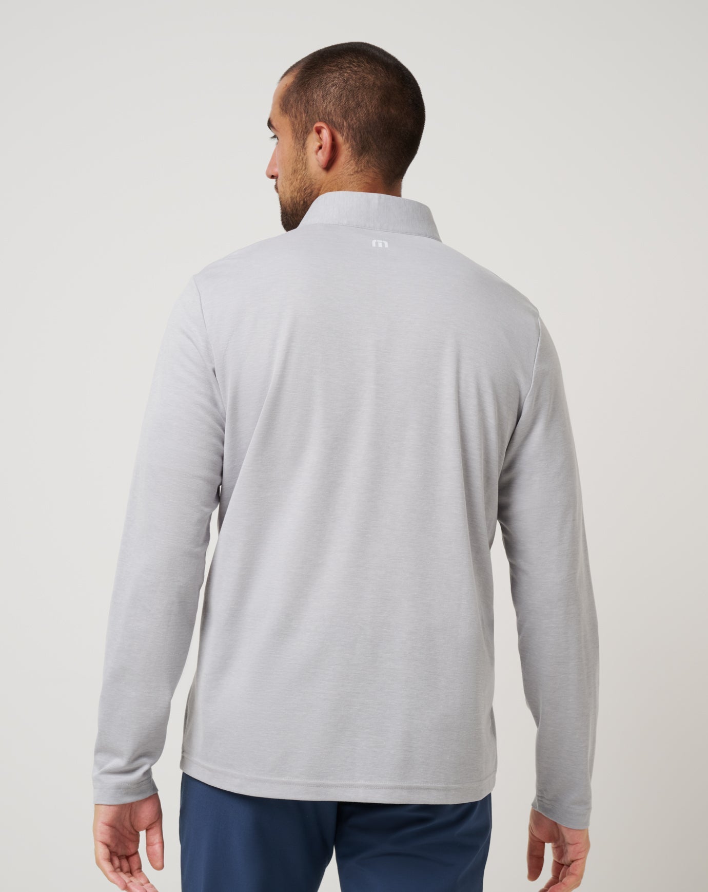 Heather Grey Travis Mathew Los Angeles Dodgers Time To Tailgate Quarter Zip