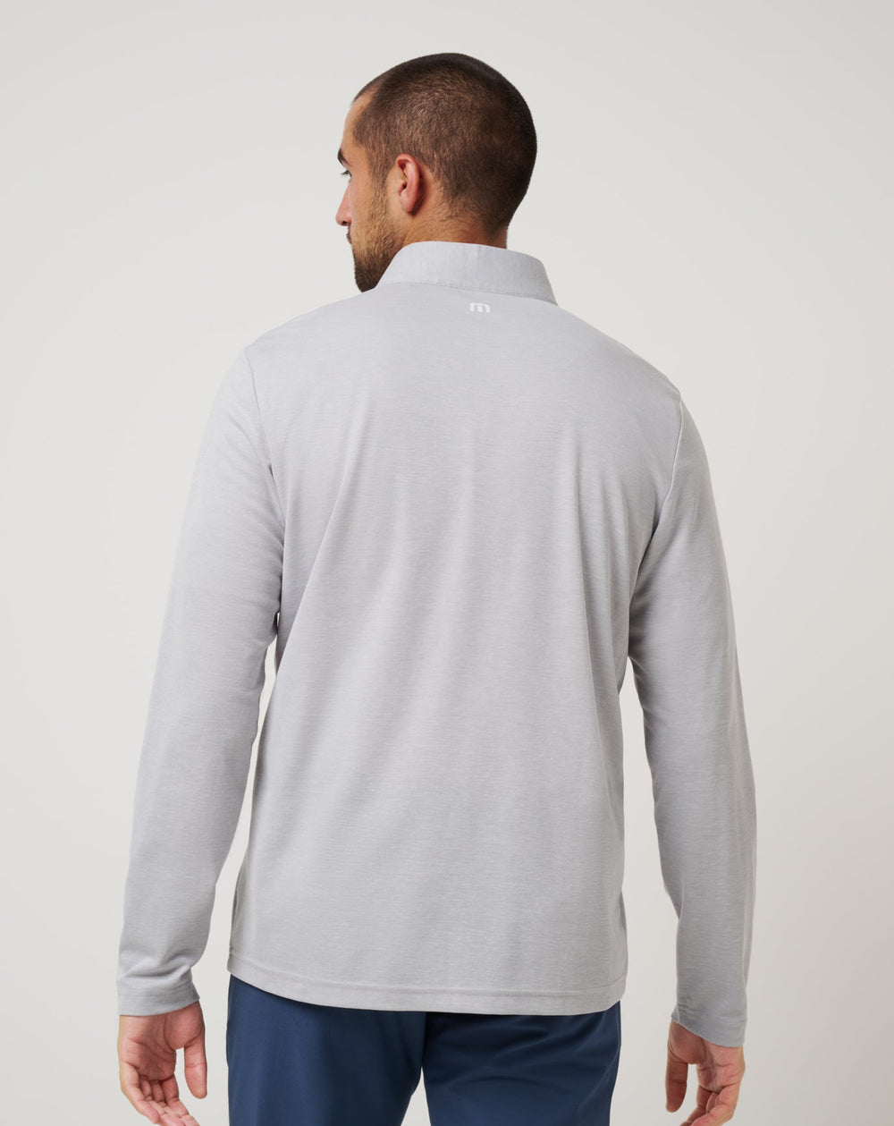 Heather Grey Travis Mathew Los Angeles Dodgers Time To Tailgate Quarter Zip