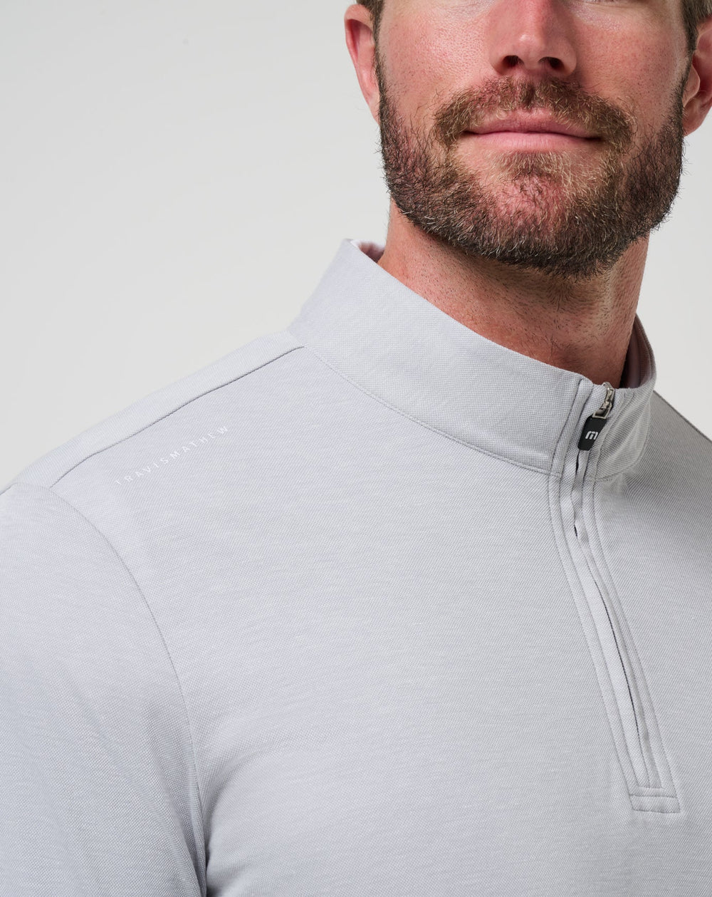 Heather Grey Travis Mathew Alabama Time To Tailgate Quarter Zip