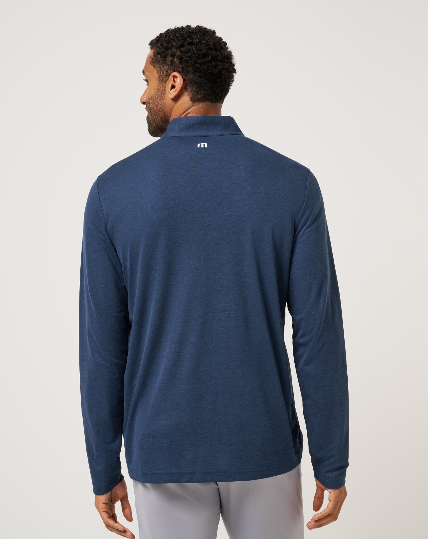 Navy Travis Mathew Auburn Time To Tailgate Quarter Zip