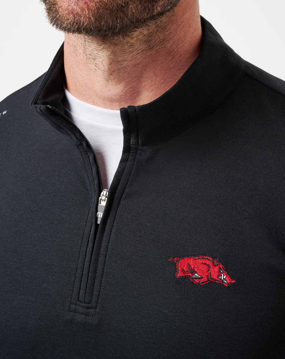 Black Travis Mathew Arkansas Time To Tailgate Quarter Zip