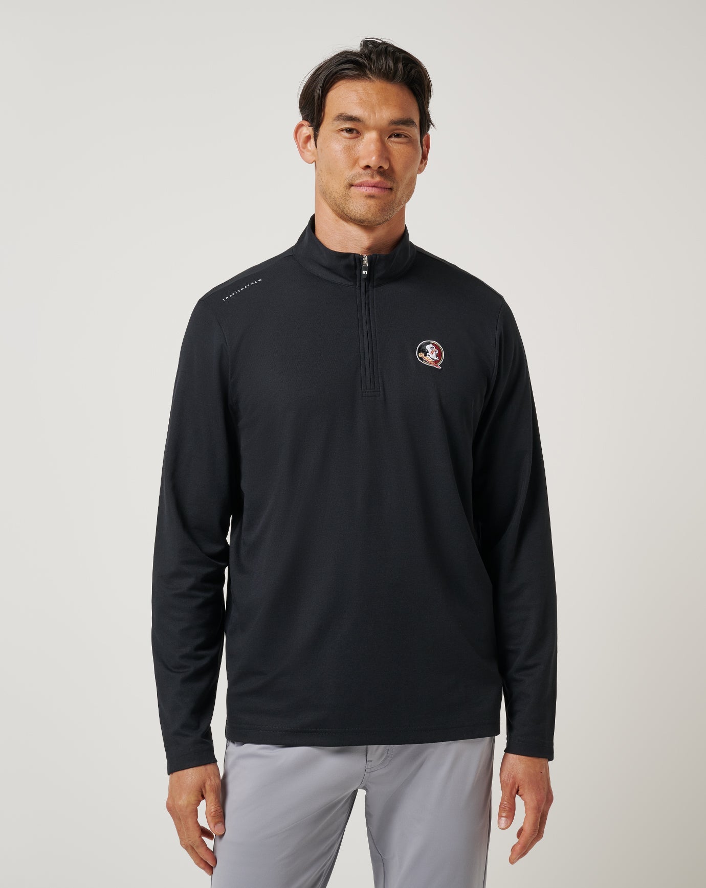 Black Travis Mathew FSU Time To Tailgate Quarter Zip