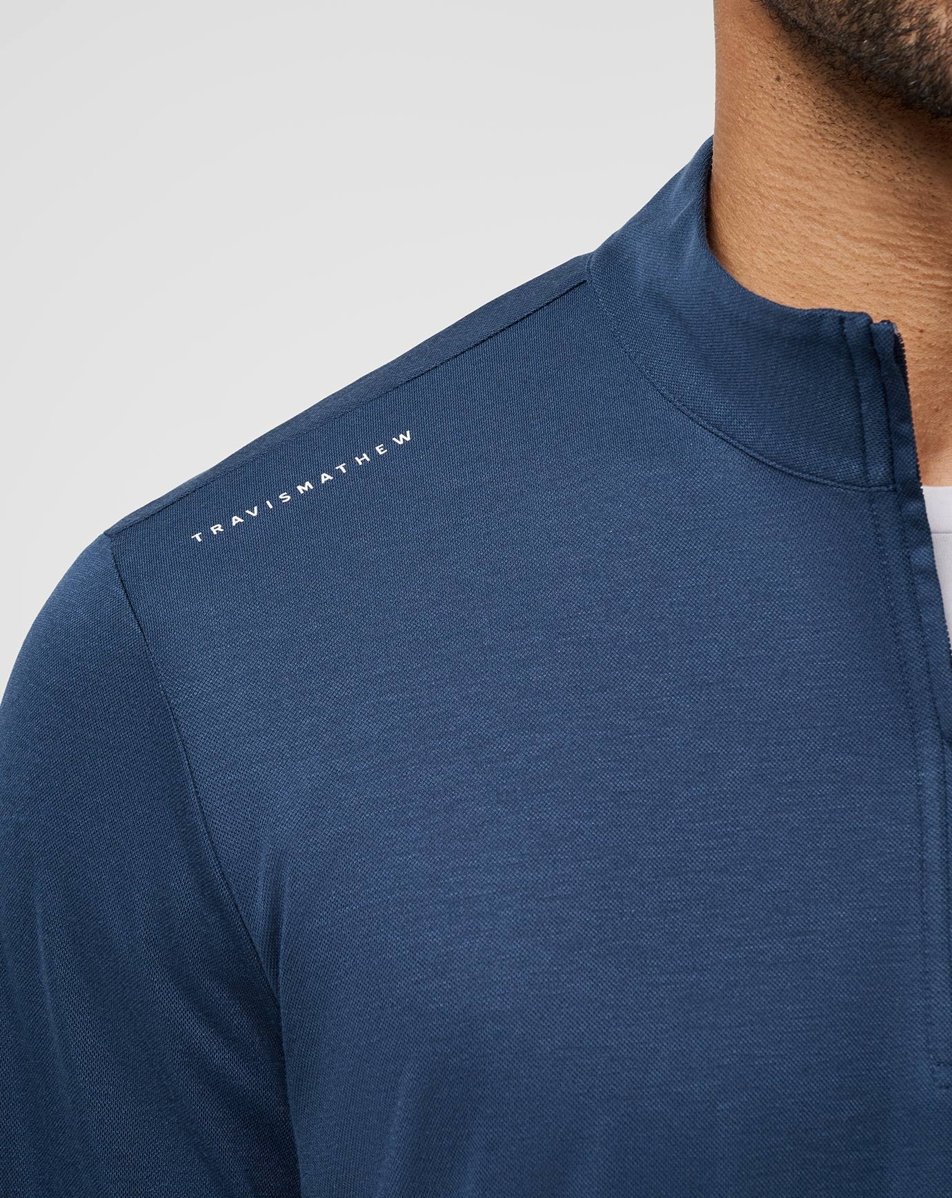 Navy Travis Mathew Mississippi Time To Tailgate Quarter Zip