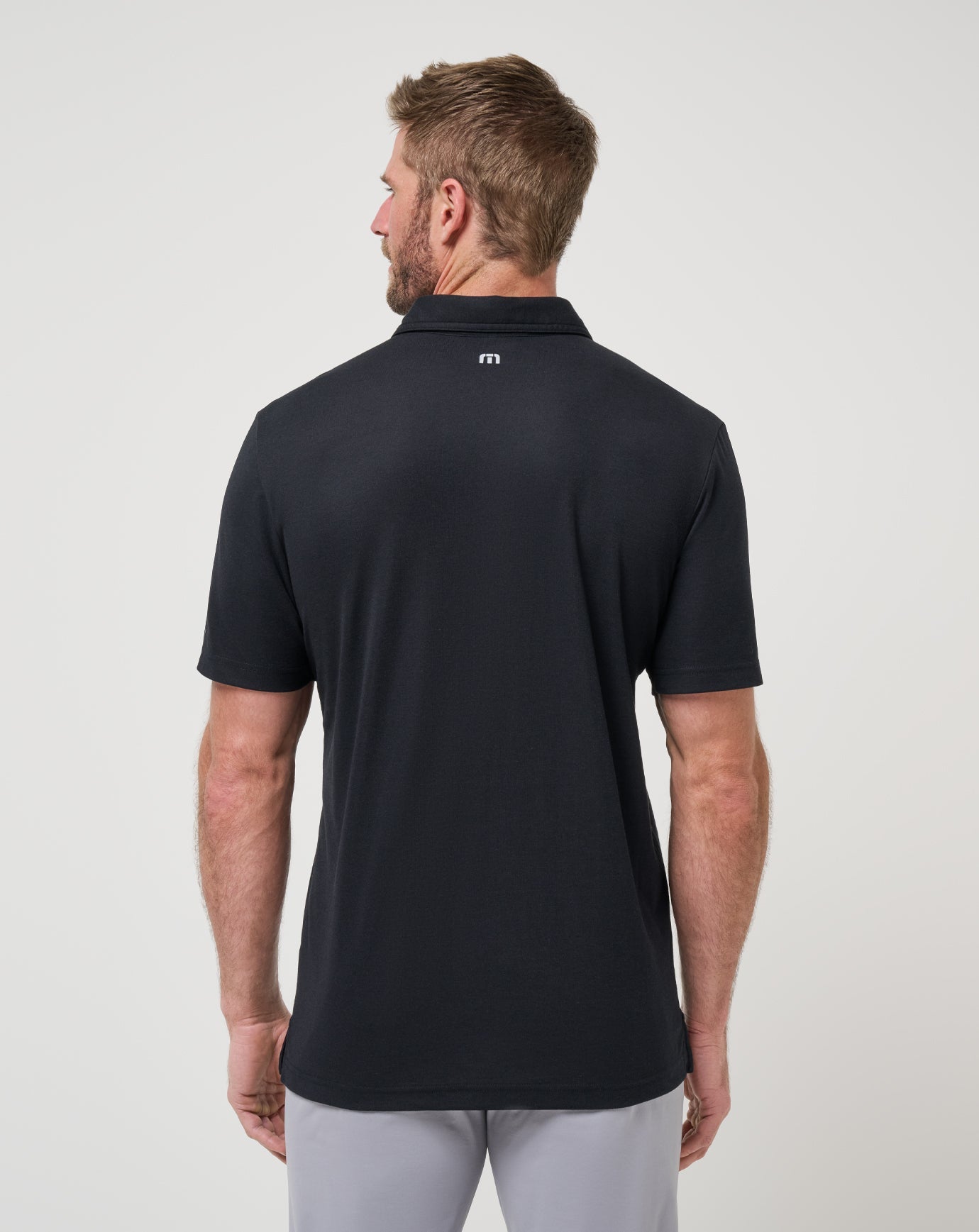 Black Travis Mathew Texas A&M School Pride Polo