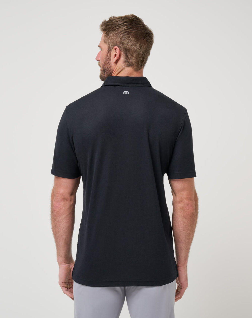 Black Travis Mathew Texas A&M School Pride Polo