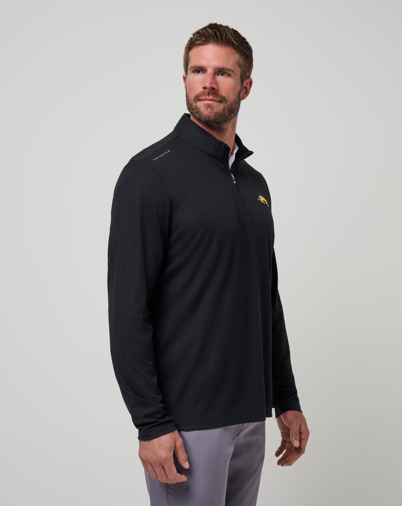 Black Travis Mathew LSU Time To Tailgate Quarter Zip
