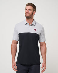 Heather Grey/Black Travis Mathew Texas A&M Drop Back Polo