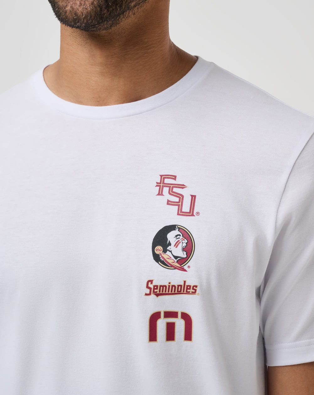 White Travis Mathew FSU Playoffs 2.0 Tee
