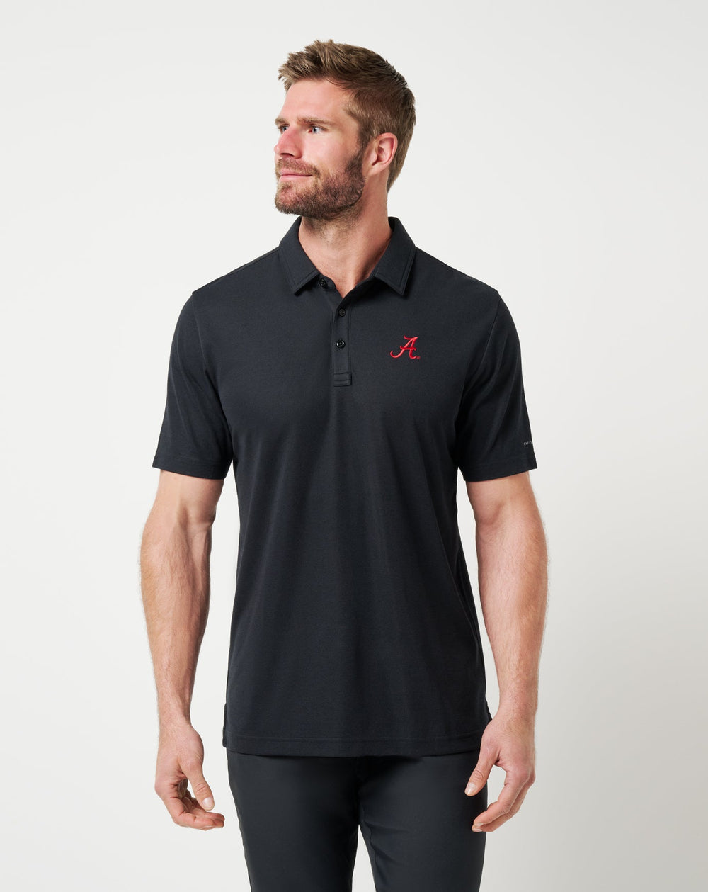 Black Travis Mathew Alabama School Pride Polo