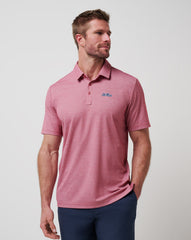 Heather Red Travis Mathew Mississippi School Pride Polo